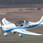 New Evektor SportStar EPOS Plus Electric Aircraft For Sale flying over fields