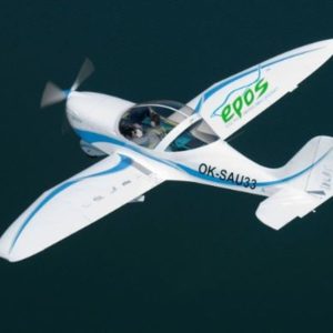 New Evektor SportStar EPOS Plus Electric Aircraft For Sale flying over water