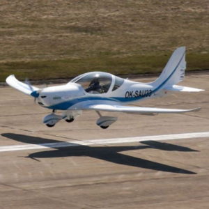 New Evektor SportStar EPOS Plus Electric Aircraft For Sale landing on runway