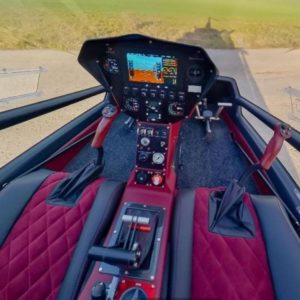 New NISUS Platinum Gyrocopter Aircraft For Sale cockpit, console and instruments