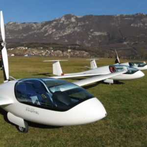 New Pipistrel Taurus Electro Electric Aircraft For Sale stationary three planes