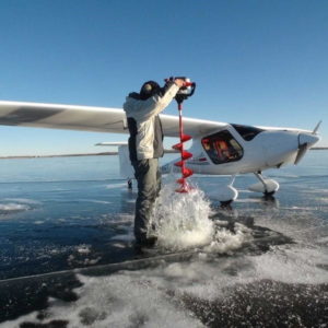 New Pipistrel Virus SW 100 Microlight Aircraft For Sale on ice side right wing