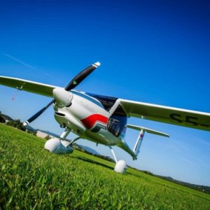 New Pipistrel Virus SW 121 Microlight Aircraft For Sale front nose prop from underneath