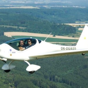 New Pure Flight U15 Phoenix (Petrol Version) Motor Glider For Sale in flight over countryside
