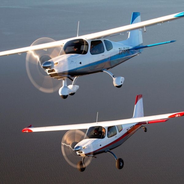 New Sling High Wing Single Engine Piston Aircraft For Sale two in flight