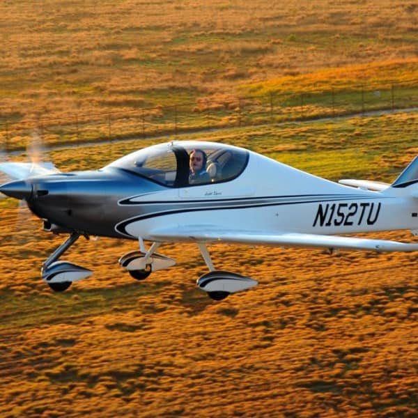 New Tecnam Astore Single Engine Piston Aircraft For Sale flying low over field