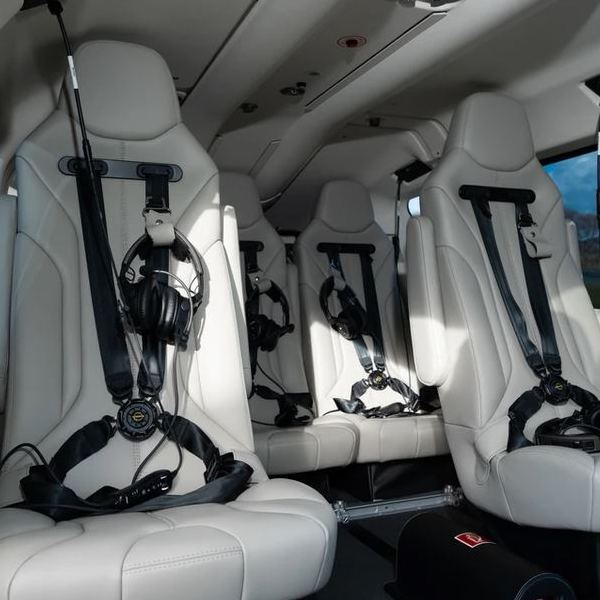 Orbit Helicopters On AvPay helicopter grey leather interior