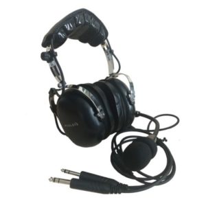 POOLEYS AVIATION HEADSET – PASSIVE (BLACK EAR CUPS) + FREE HEADSET BAG 10