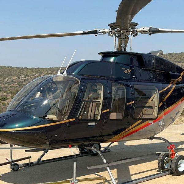 Pacific AirHub South Africa on AvPay bell 407 helicopter
