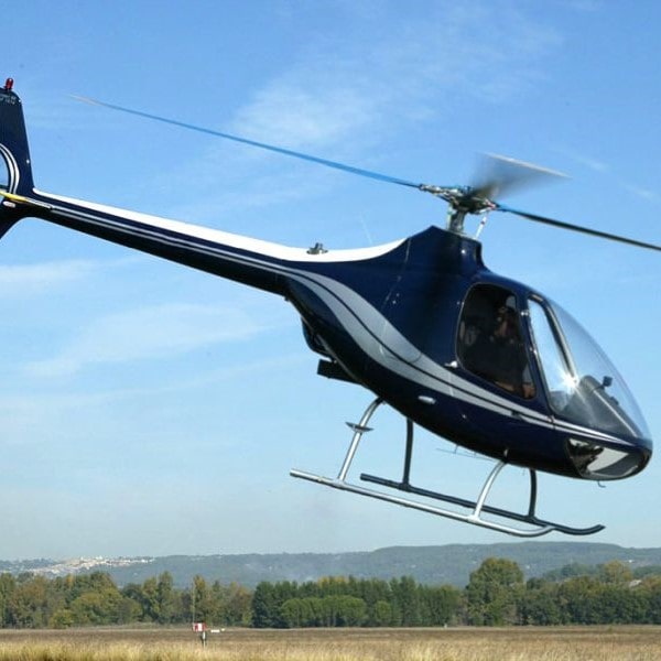 Pacific Aircraft Services. Guimbal Cabri G2 transitioning to flight
