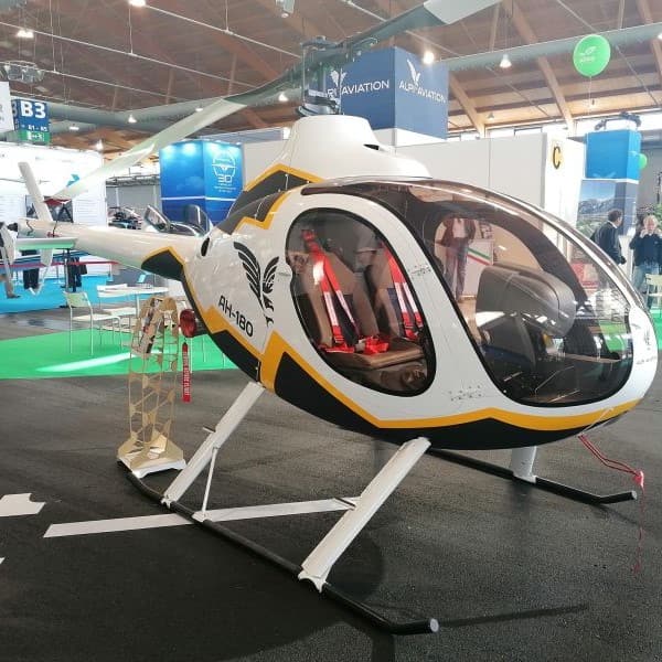 Phot of helicopter displayed at show