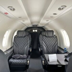 Pilatus PC12 Private Jet For Charter In Annemasse From Fly 7 interior seating