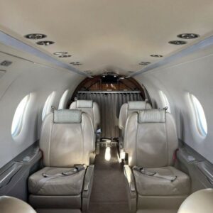 Pilatus PC12 Private Jet For Charter In Cannes From Fly 7 interior seating-min