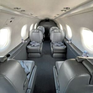 Pilatus PC12 Private Jet For Charter In Clermont Ferrand From Fly 7 interior seating-min