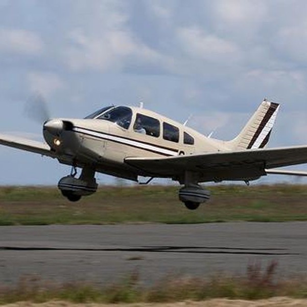 Airplane Trial Flying Lesson at Caernarfon Airport in Wales