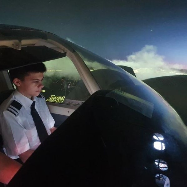 Piper PA34 flight simulator trianing