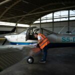 Piper PA38 For Hire From Egmont Aviation On Avpay in hangar
