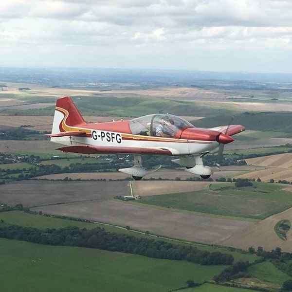 Plessey Southern Flying Group Robin DR400 in formation