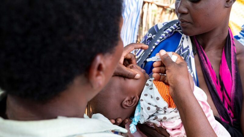 Polio is back! MAF supports Tanzania’s vaccination drive news post on AvPay another baby having vaccine
