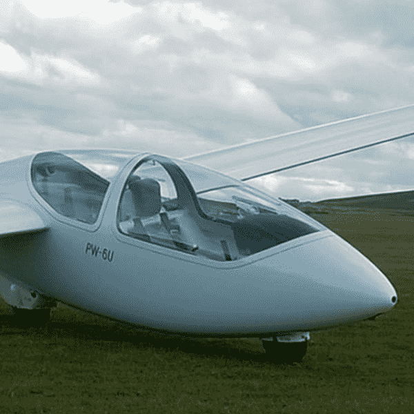 Politechnika PW6 Glider For Hire at Llantysilio Aerodrome