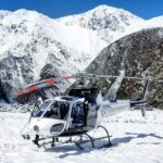 Rakaia Glaciers Scenic Flight From Christchurch Helicopters helicopter landed on snow