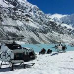 Rakaia Glaciers Scenic Flight From Christchurch Helicopters helicopters land in glazier