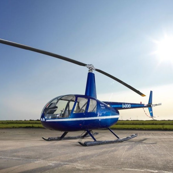 Robinson R44 Clipper II Piston Helicopter For Sale By UK Aviation Services On AvPay front left of helicopter