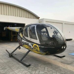 Robinson R44 Raven II Piston Helicopter For Sale From Skydive Qatar On AvPay front right of helicopter