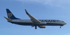 Ryanair Boeing 737 Manchester