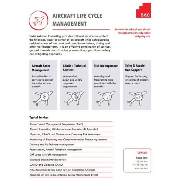 SAC aircraft life cycle management