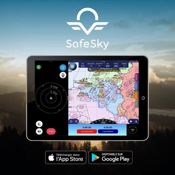 Safesky. Available on the app store