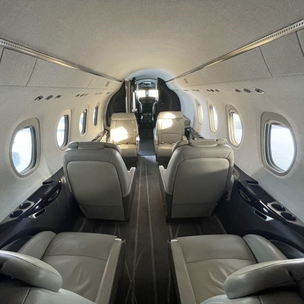 Santa Barbara Aviation On AvPay interior of private jet