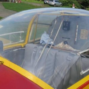 Scheibe SF-25C Falke cockpit canopy
