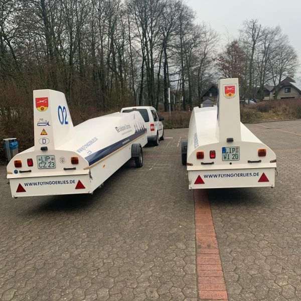 Segelflugverein Oerlinghausen Glider trailers