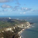 Sight Seeing Tours From Manston Airport With Polar Helicopters white cliffs of dover