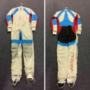 Raptor Woman's Skydiving Suit in White, Red, Black & Blue