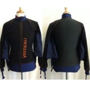 Z Skydiving Suit Jacket w/Wings in Black & Blue