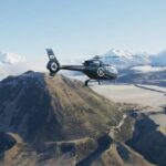 Southern Alps Scenic Flight From Christchurch Helicopters helicopter in flight