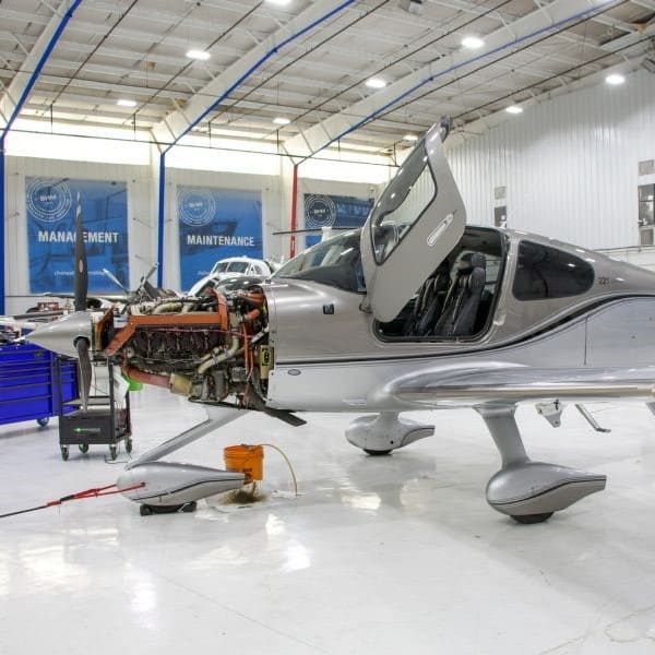 Southern Sky Aviation. Cirrus in for maintenance-min