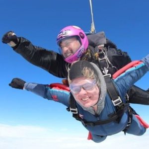 Tandem Skydive with UK Parachuting from Sibson Airfield