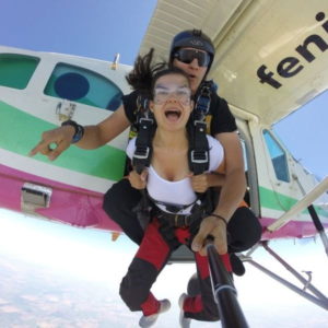 Skydiving Fee for Jumpers Weighing Over 100kg (ladies 90kg)