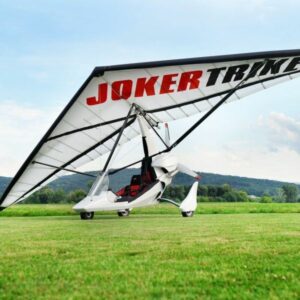 Three Wheeler Joke Trike Engine Hang Glider For Sale stationary white