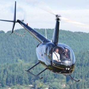 Trial Flying Lesson in a Robinson R44 Helicopter from Welshpool Airport