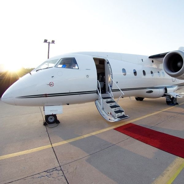 Ultimate Jetcharters. Red carpet ready at the Dornier 328-min