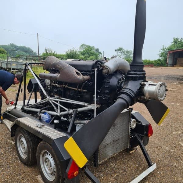 Wings Aviation Museum Merlin Engine-min