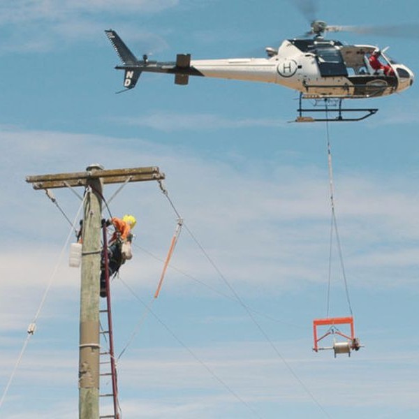 Wire Stringing & Power Pole Lifting From Christchurch Helicopters on AvPay