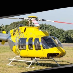 Yellow 1998 Bell 407 turbine helicopter for sale in South Africa by Aviation X-min