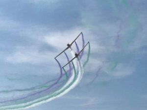aeroSPARX at Horizon Hobby’s Airmeet 2018 flying in formation