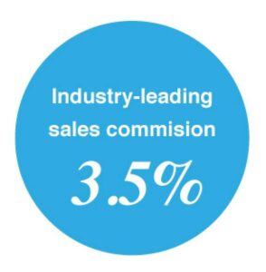 industry leading sales commision